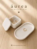 Set Caja Cuadrada + Bandeja Ovalada